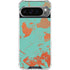 Turquoise and Orange Marble Google Pixel 10 Pro XL Clear Case